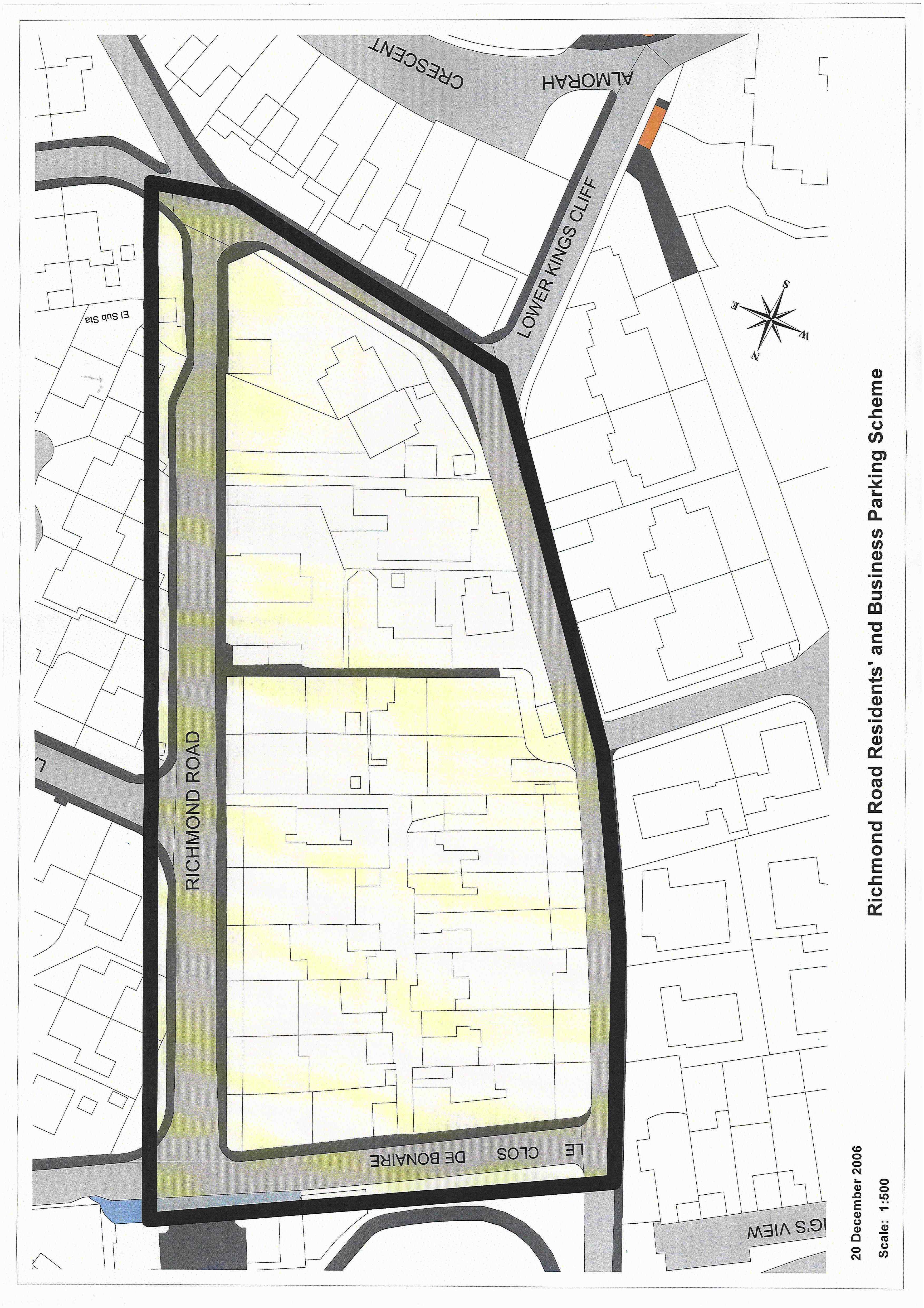 Map B - Richmond Street Business Zone