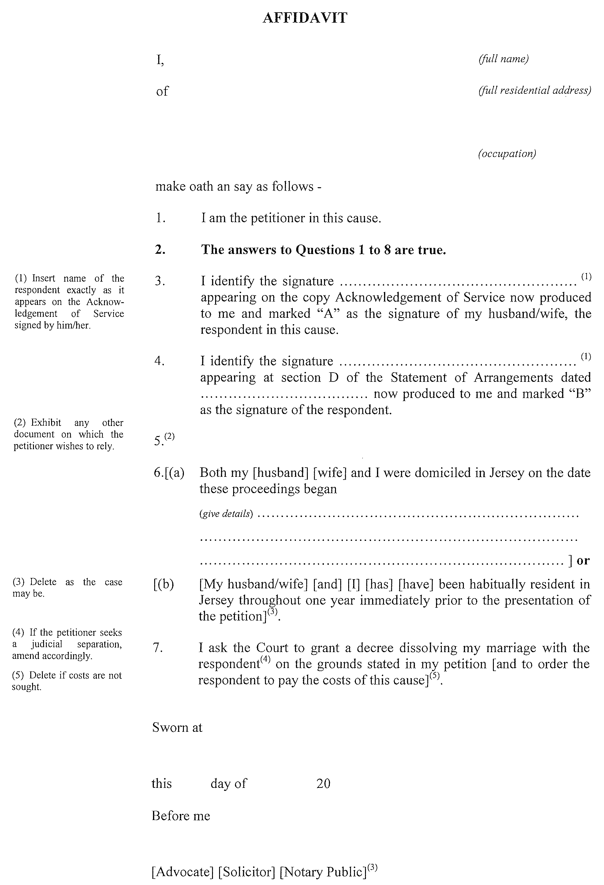 Form 8 - continued