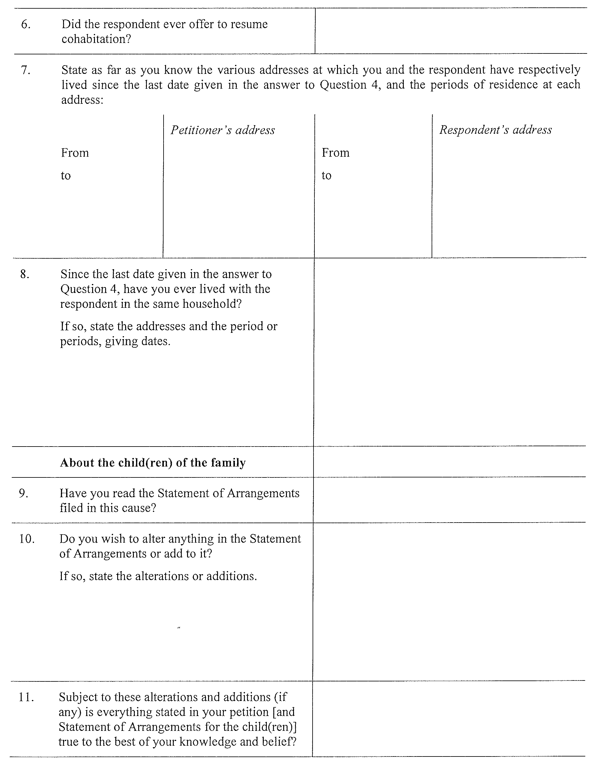 Form 11 - continued