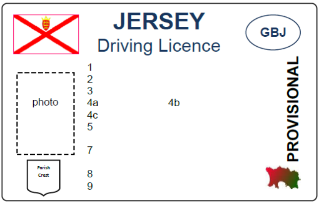 Title: Jersey Provisional Driving Licence