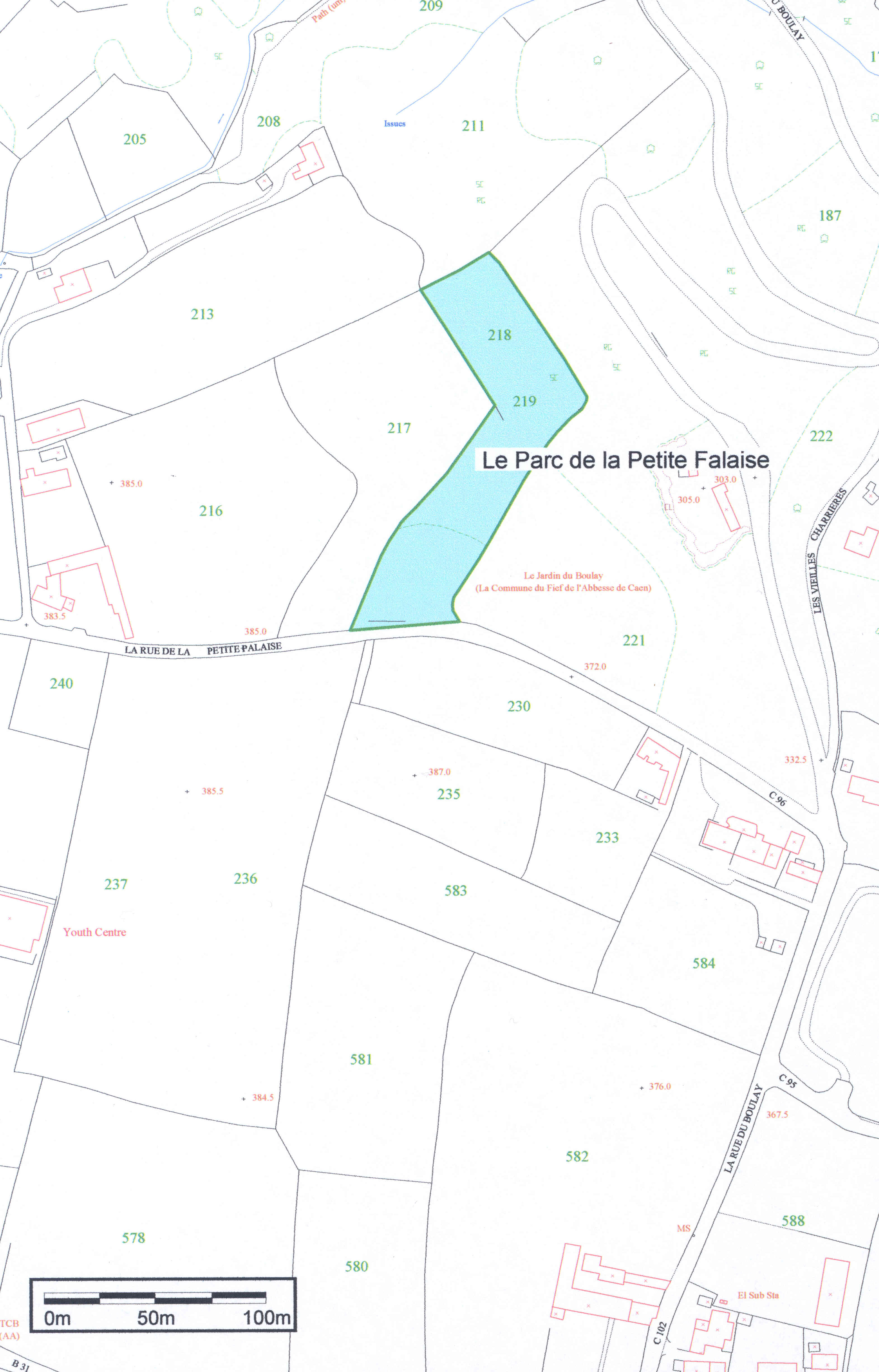 Part 3 - map of Le Parc de la Petite Falaise