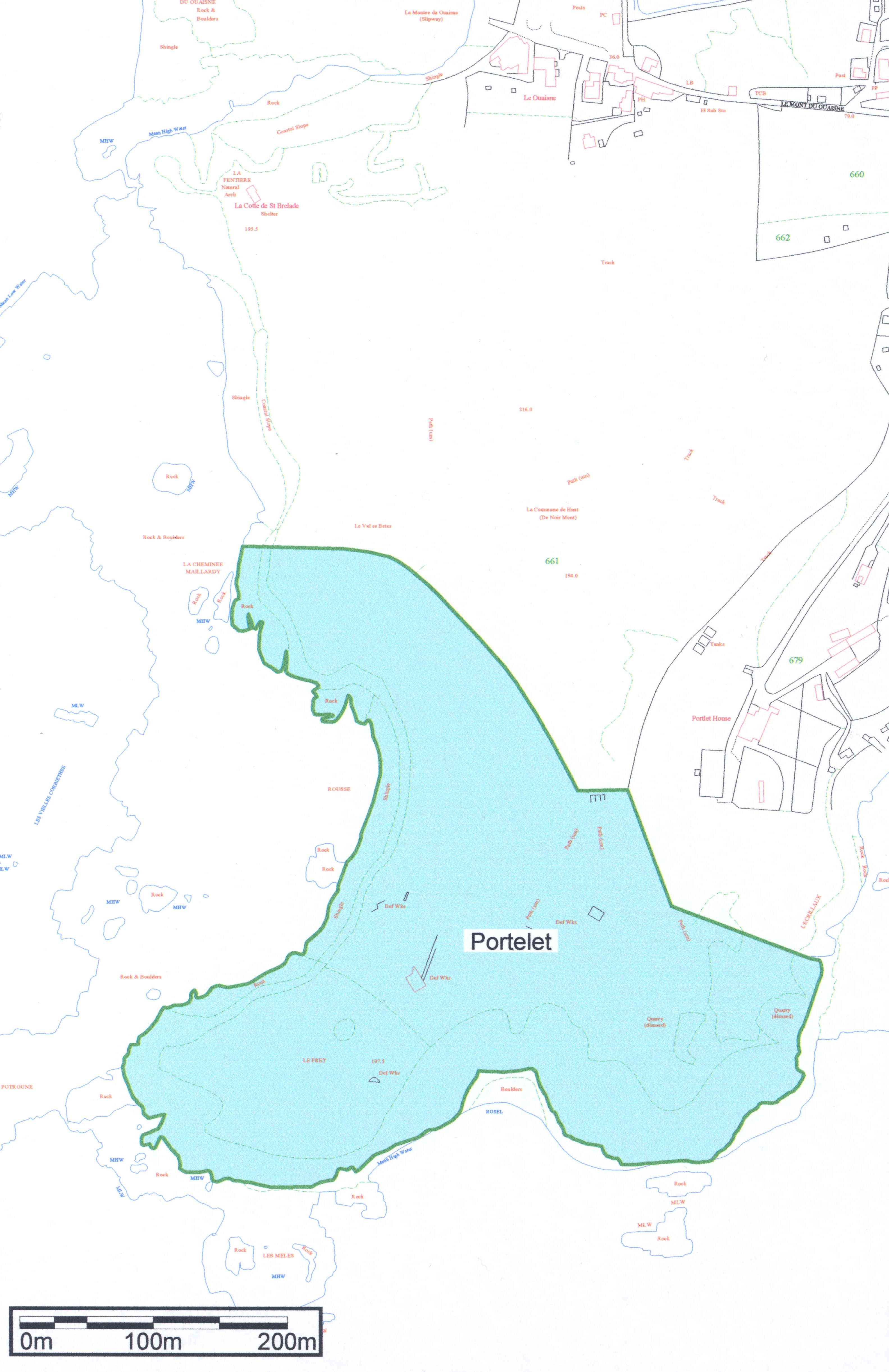 Part 3 - map of Portelet