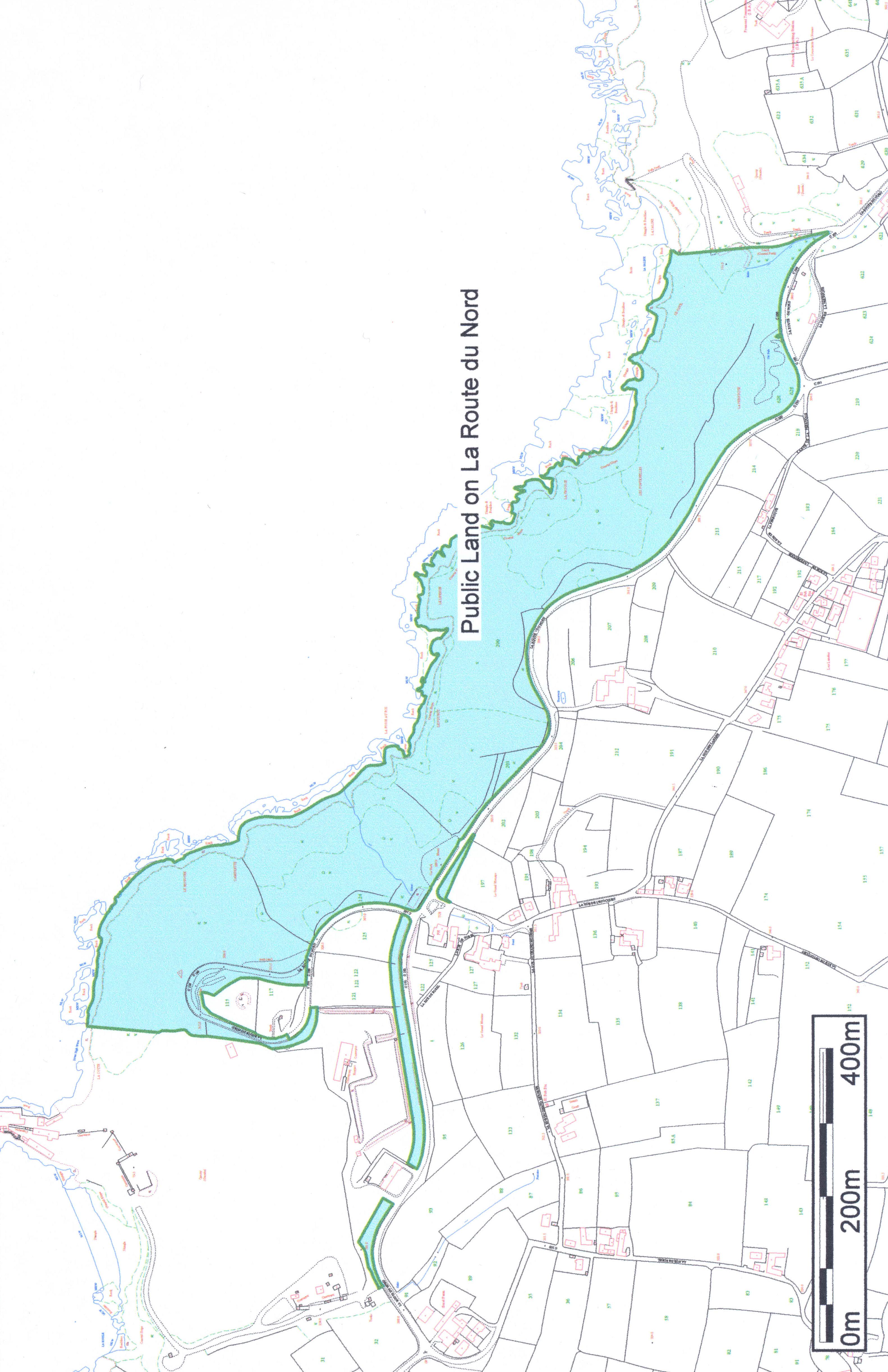 Part 3 - map of public land on La Route du Nord