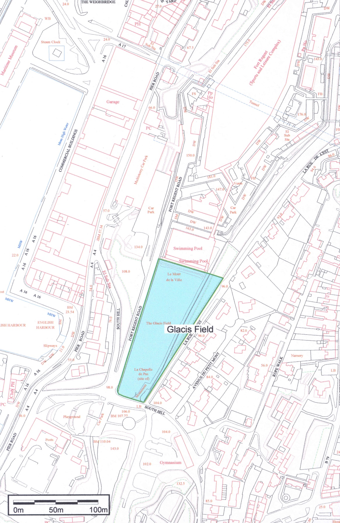 Part 3 - map of Glacis Field