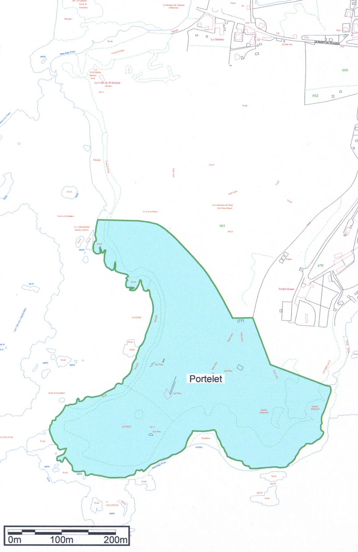 Part 3 - map of Portelet