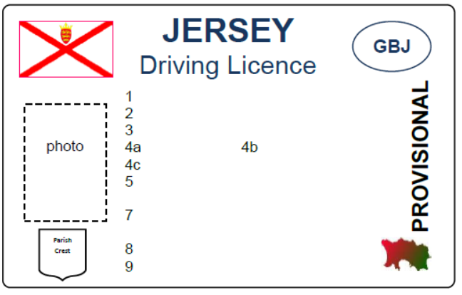 Title: Jersey Provisional Driving Licence