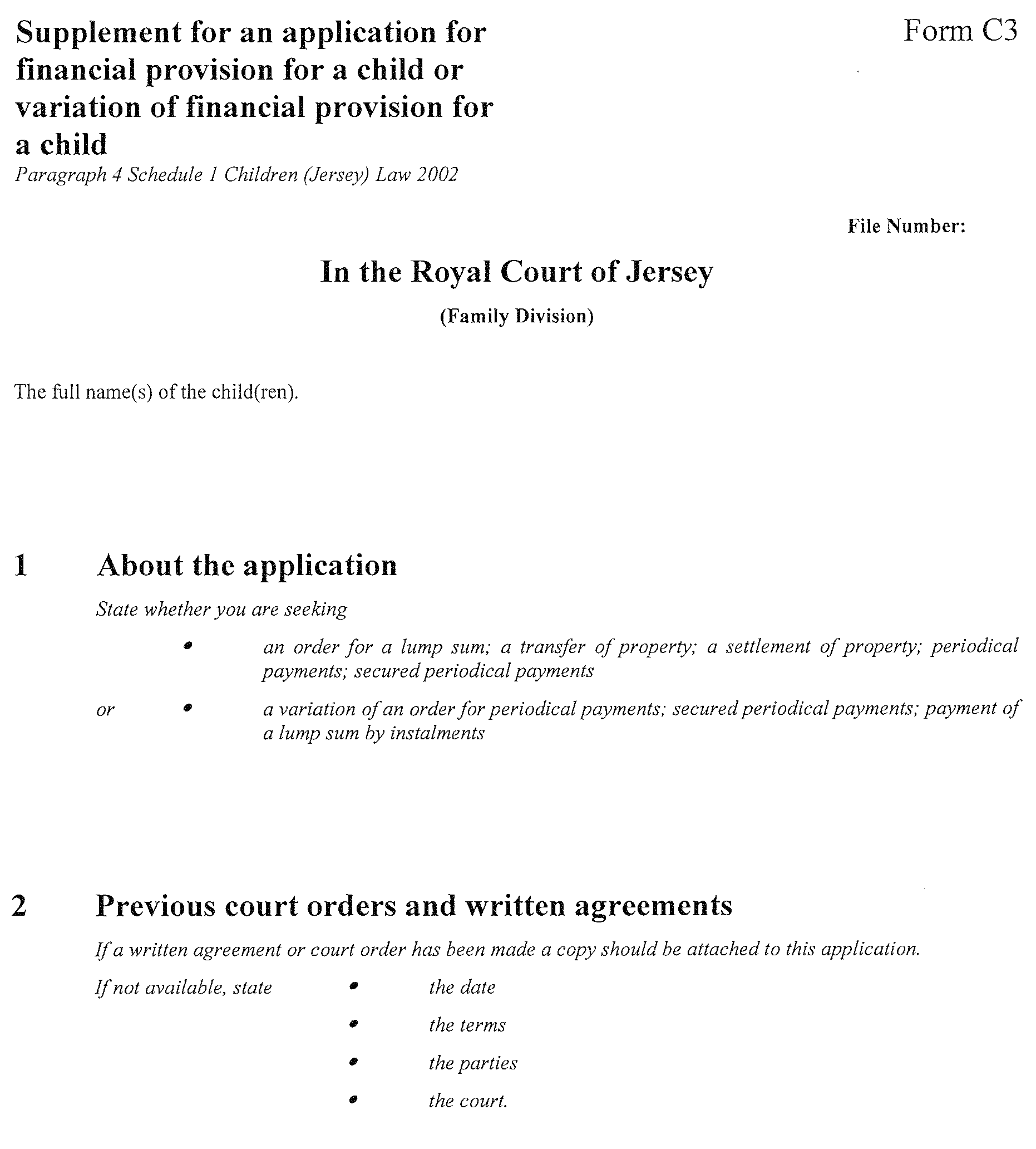 Form C3