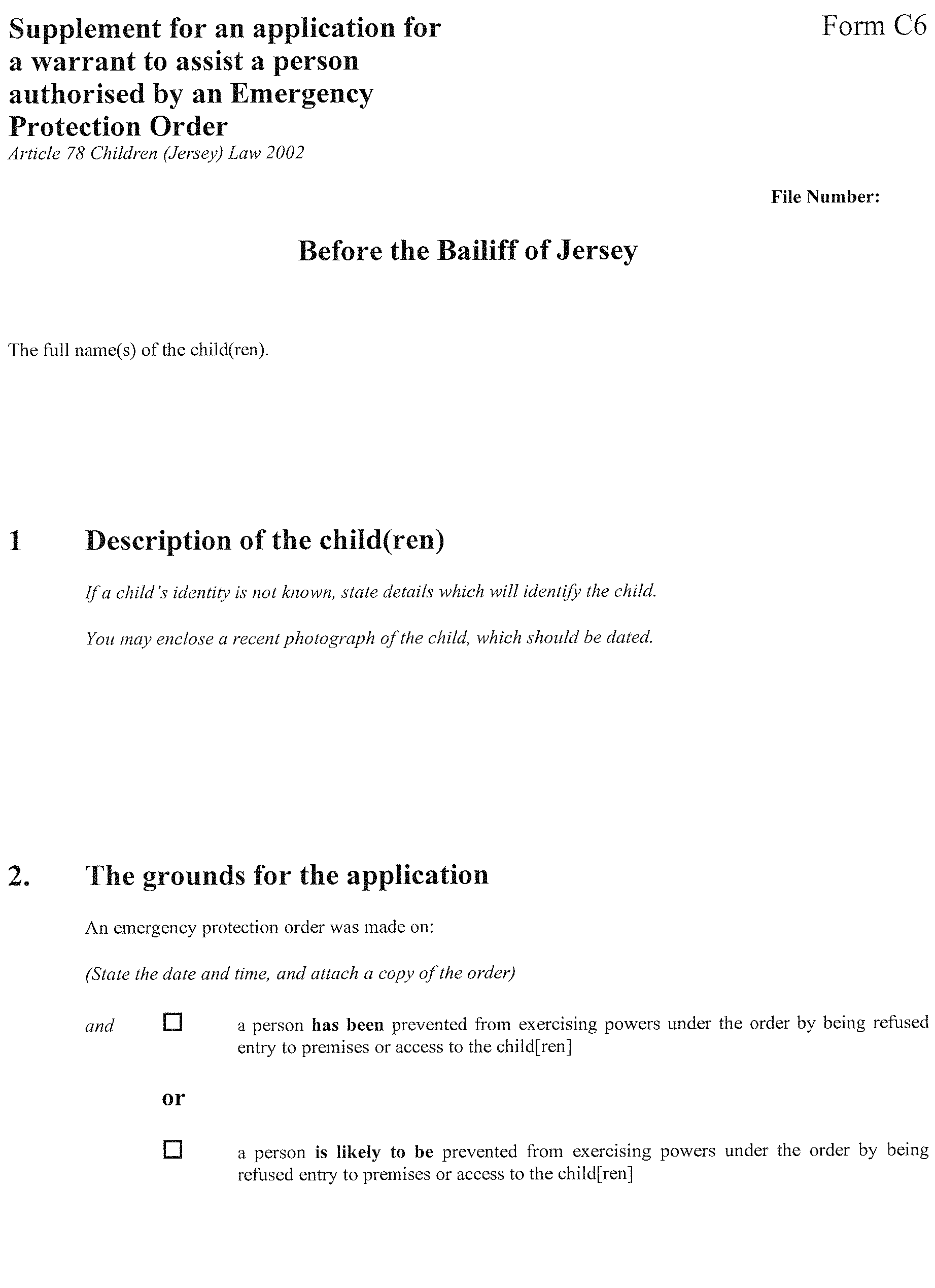 Form C6